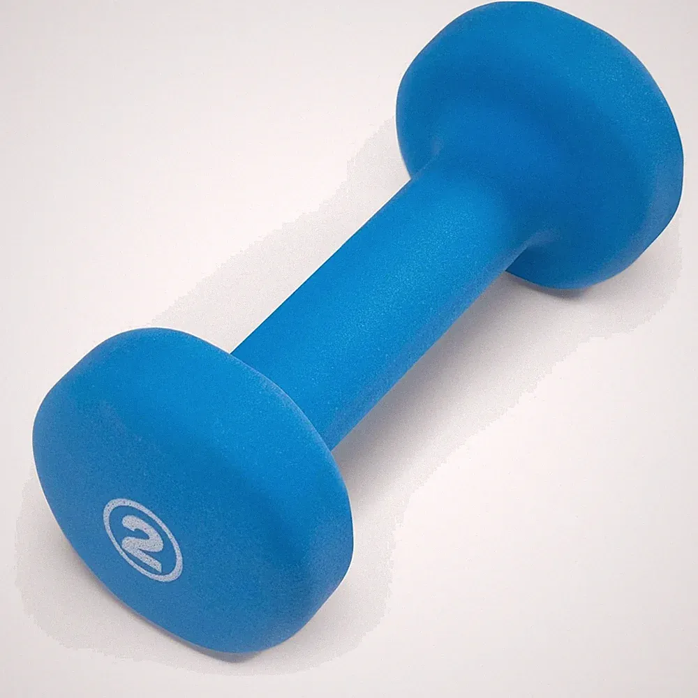 Fuchsia Neoprene Dumbbell - Lightweight 1-lb with Non-Slip Grip for Workouts