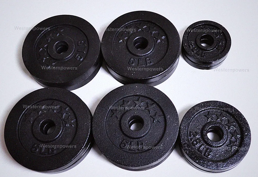 Full metal Dumbbell Plate 1.25lbs 2.5lbs 5lb for Adjustable chrome dumbell set