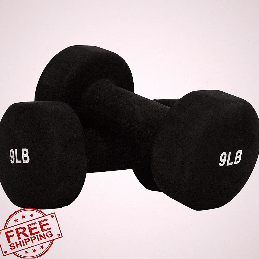 FUXION Dumbbell Weights 9lb Pair