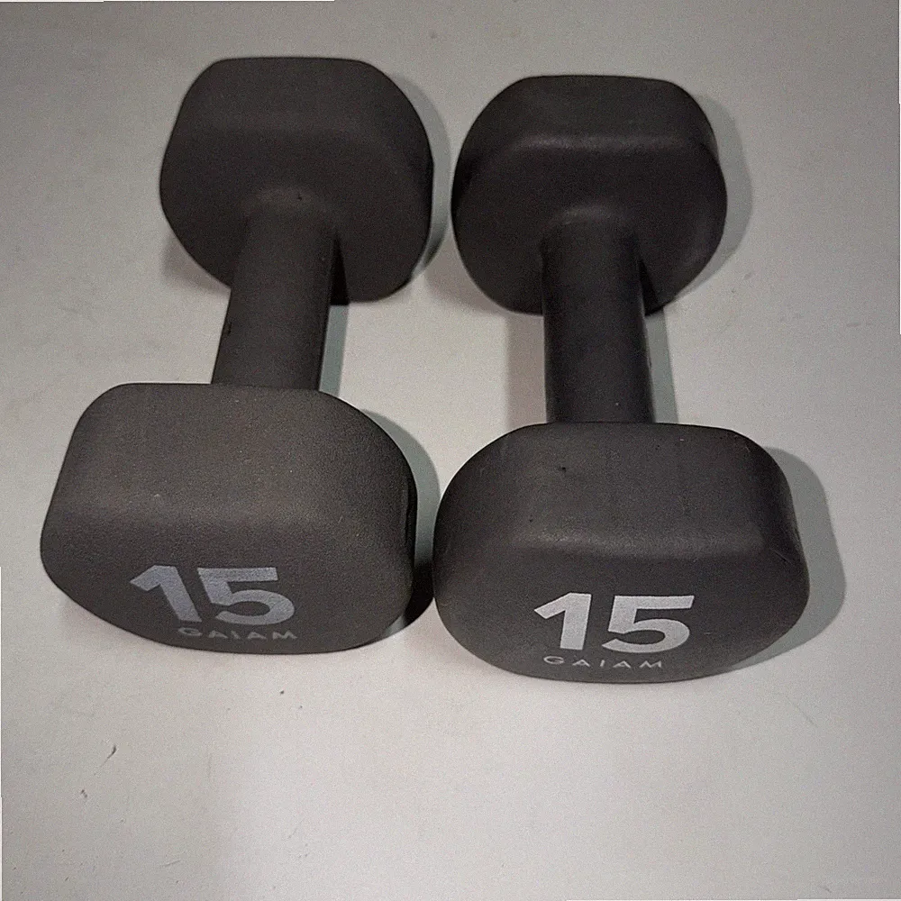 Gaiam Dumbbells 15 Lbs Pair