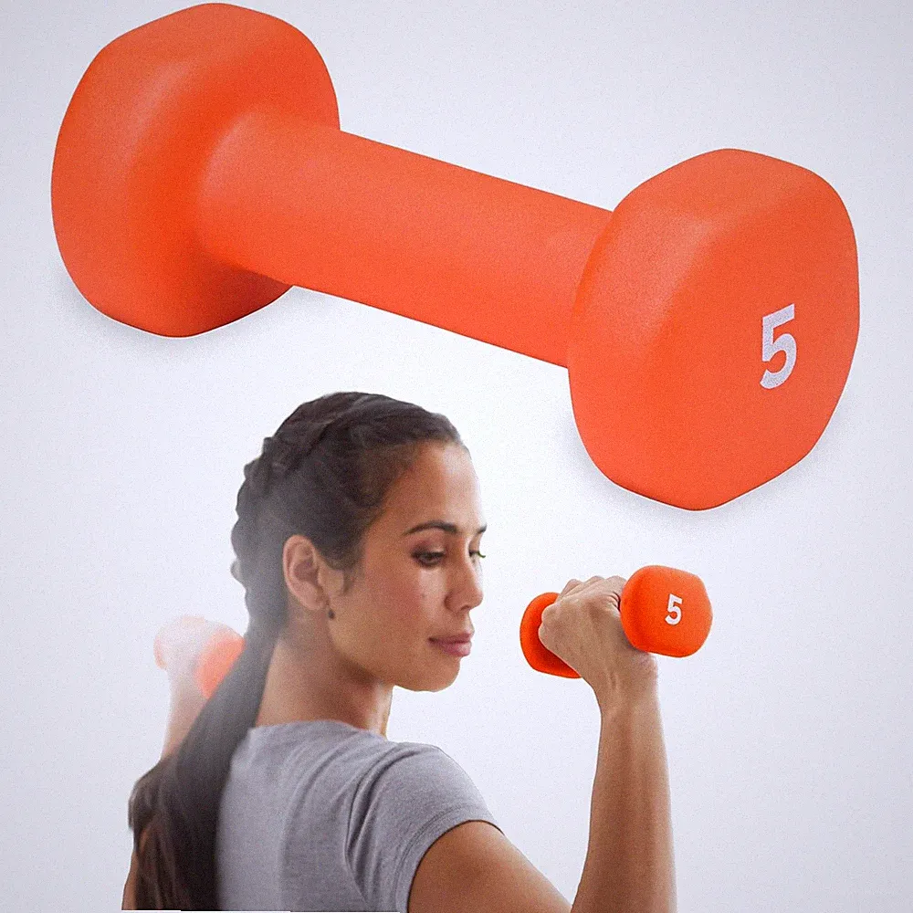 Gaiam Neoprene Coated Hand Weight Dumbbell Exercise Fitness Resistance Gym