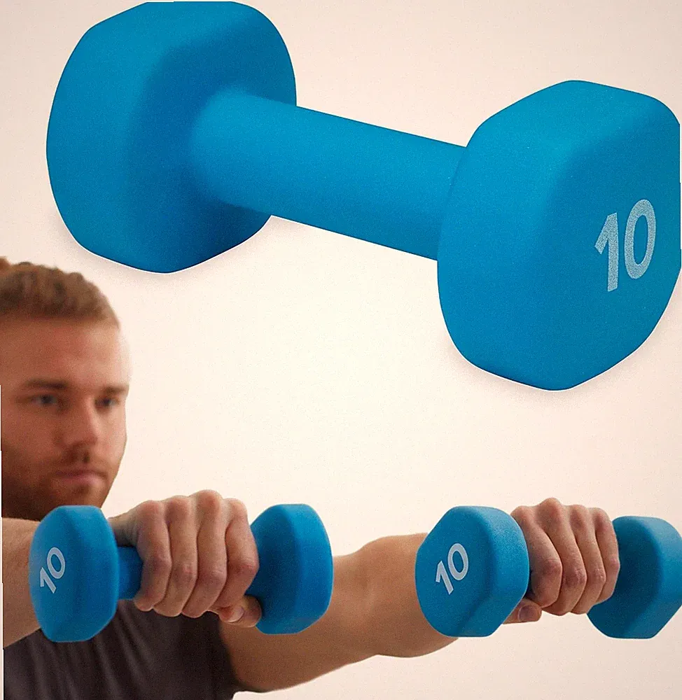 Gaiam Neoprene Dumbbell Hand Weight - Home Gym Strength Training