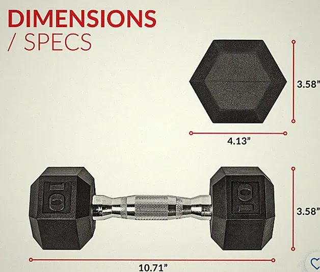 GENERIC 10LBS DUMBBELL - BLACK
