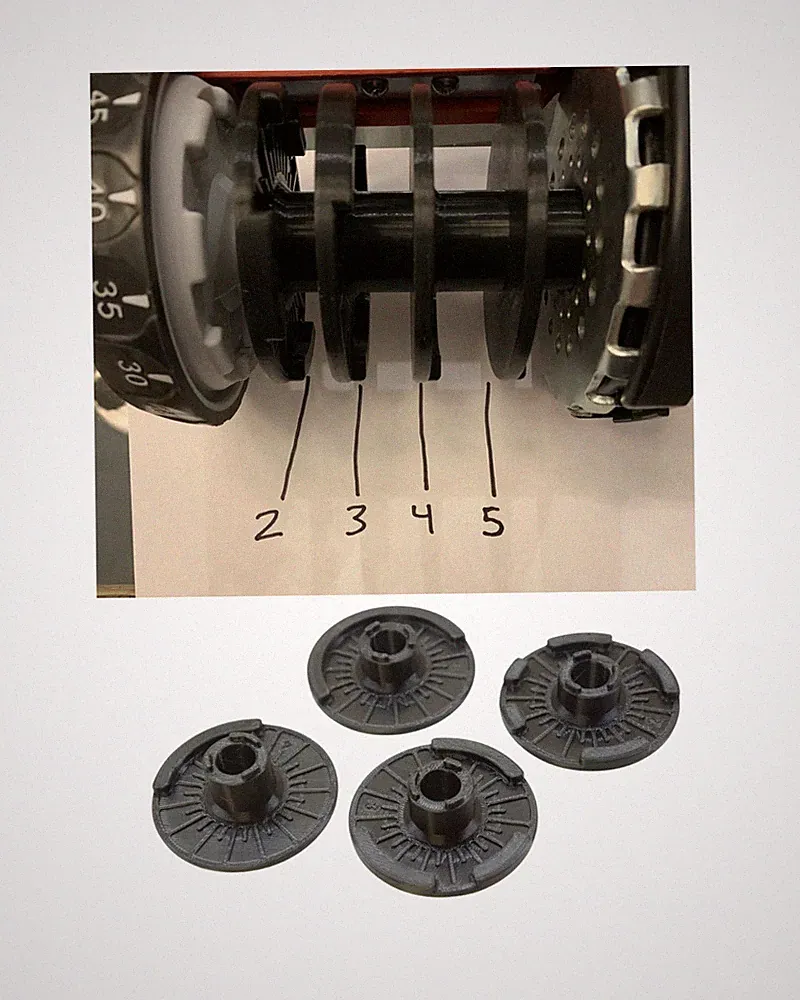 Genuine Bowflex SelectTech 552 Series 2 Replacement Discs #2, #3, #4, #5