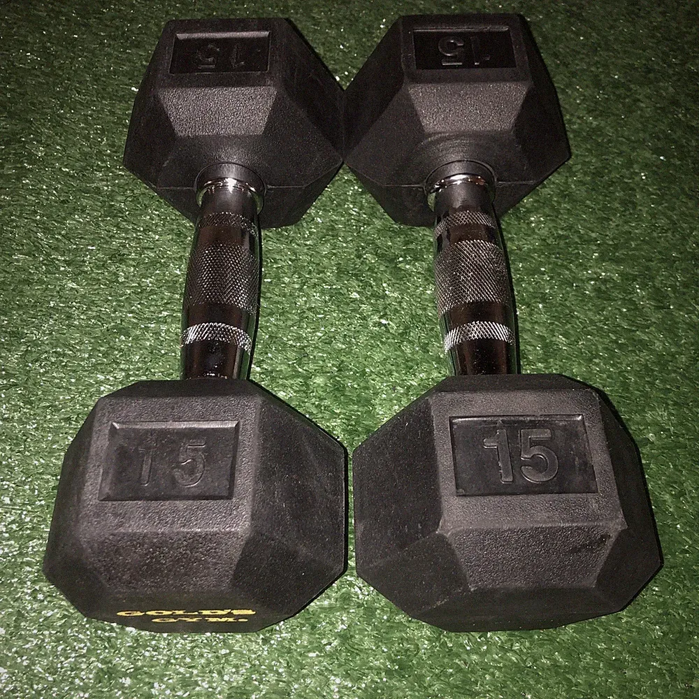 PVC Dumbbells 15 Lbs Pair