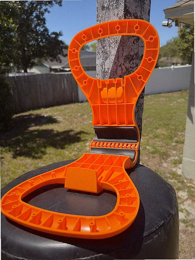 Grip Dumbbell to Kettlebell Adapter Handle Orange Kettle Grip