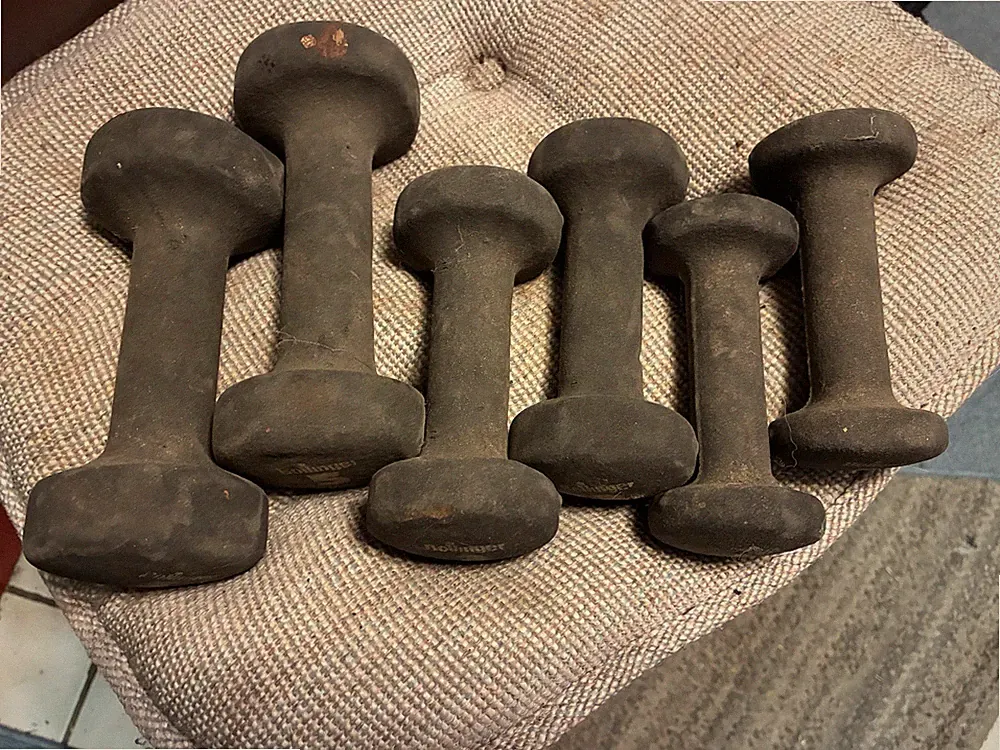 Grip Workout Dumbbell Set Home Gym Arm Strength Fitness Exercise，Neoprene Coated
