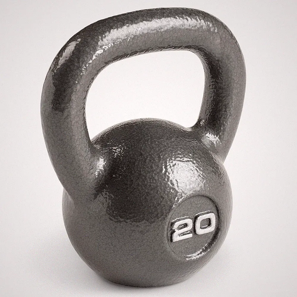 Hammertone Kettlebells, Ideal Workout Weights For Home Gym, Cast Iron, Black,...