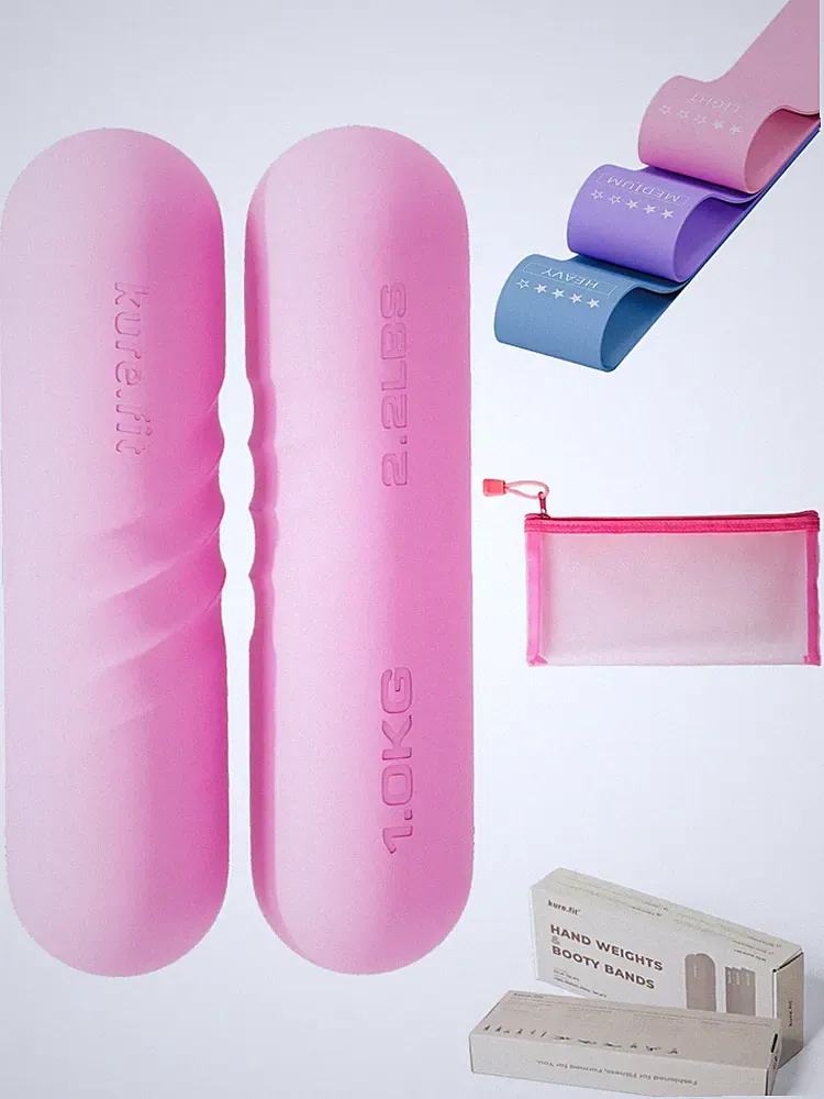 Hand Weight Bars for (2.2 LB) | Resistance Booty Bands | Pilates, Yoga, Dance...