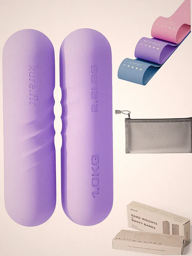 Hand Weight Bars for Women (2.2 LB) | Resistance Booty Bands | Pilates, Yoga,...