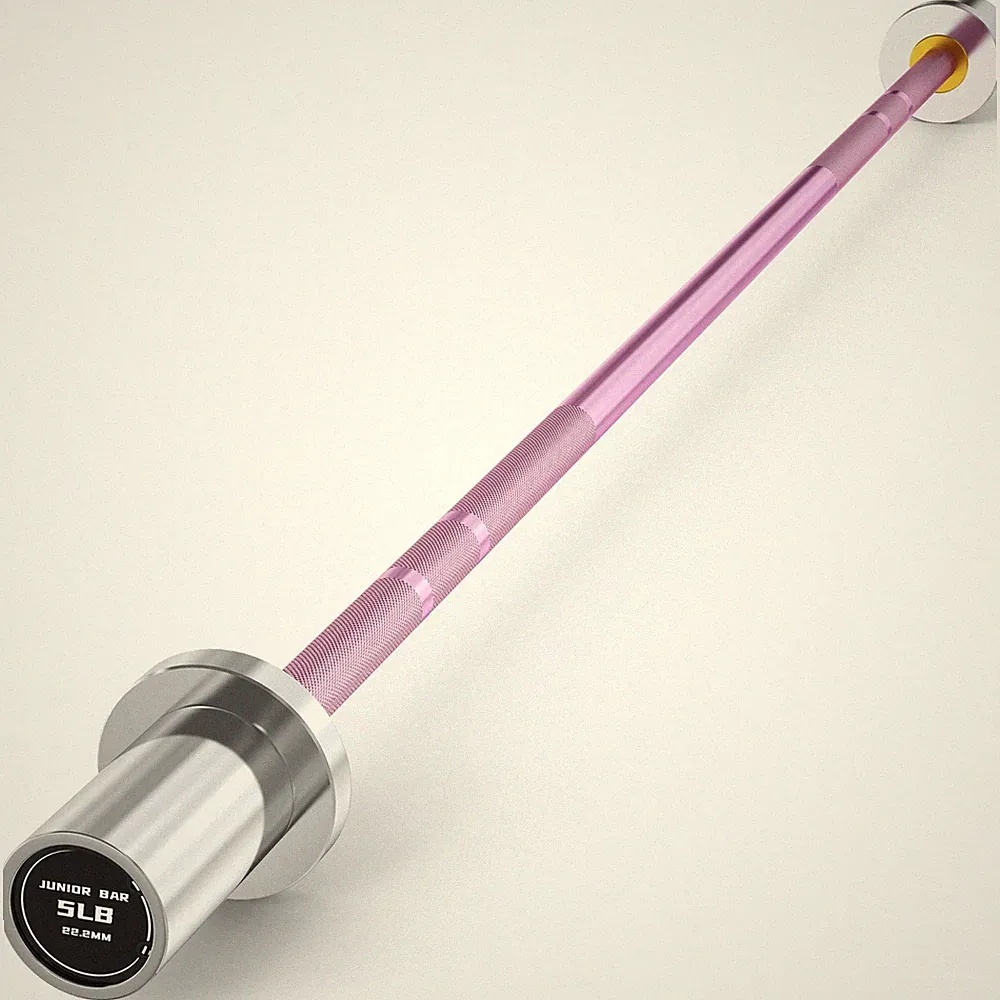 Handbode 5 Lb Mini Barbell 4 Ft Short Bar 2 Inch Beginner Bars For Kid Children