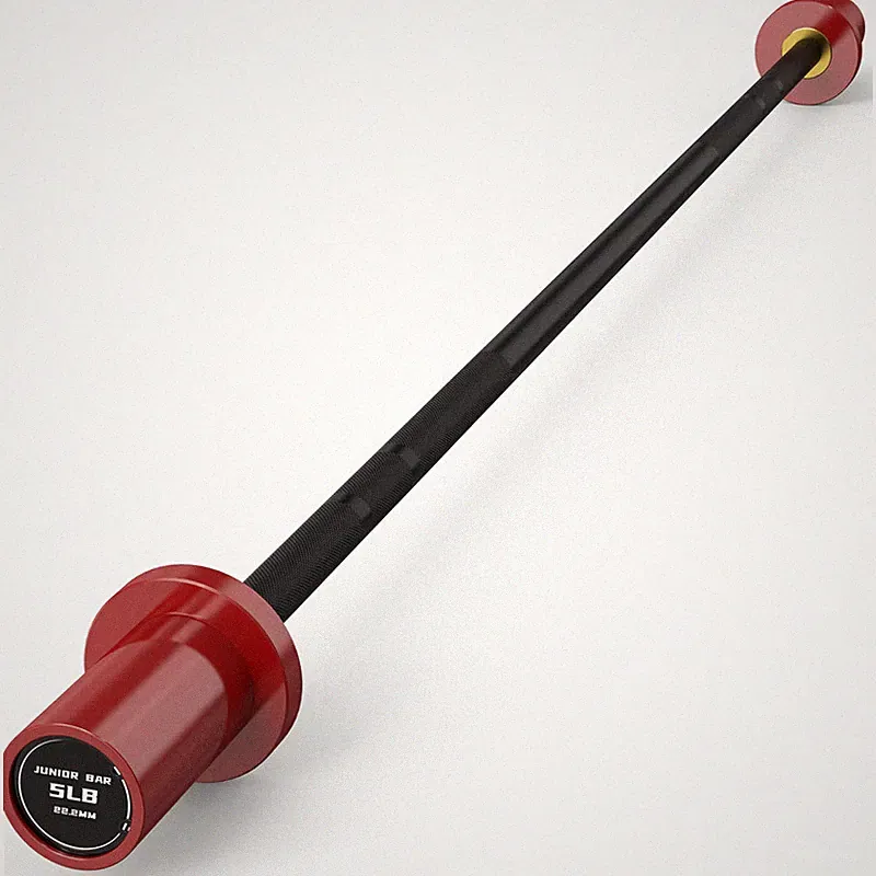 Handbode 5 Lb Mini Barbell 4 Ft Short Bar 2 Inch Beginner Bars For Kid Children