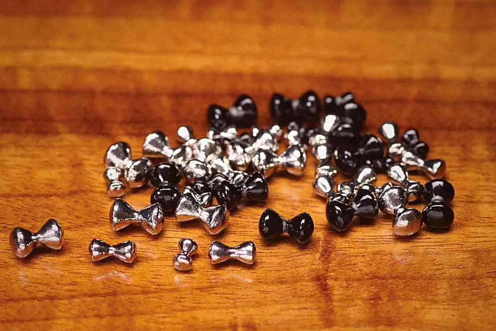 Hareline Plated Lead Dumbbell Eyes