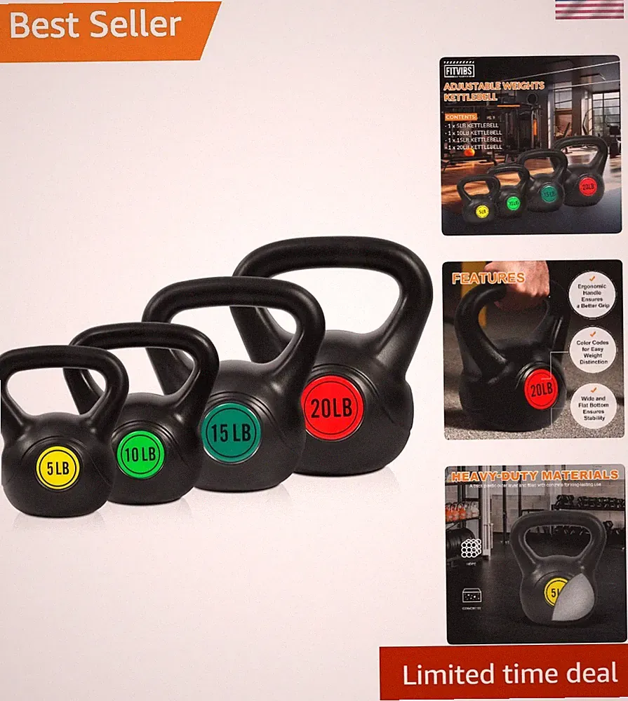 HDPE Coated Kettlebell Collection.