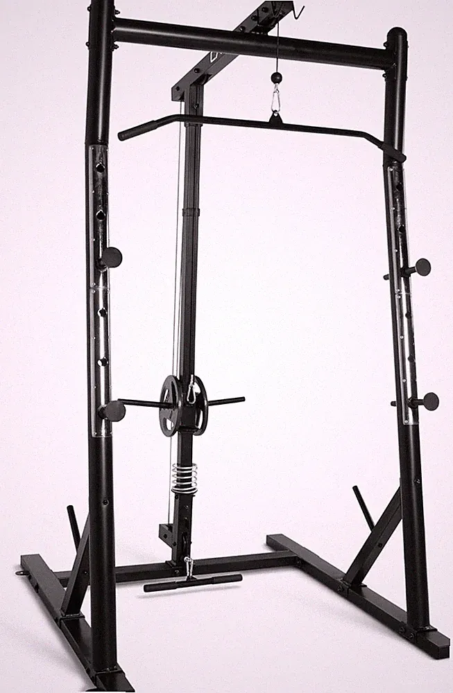 Heavy-Duty CAP Barbell Power Cage with High-Low Pulleys for Home Gym
