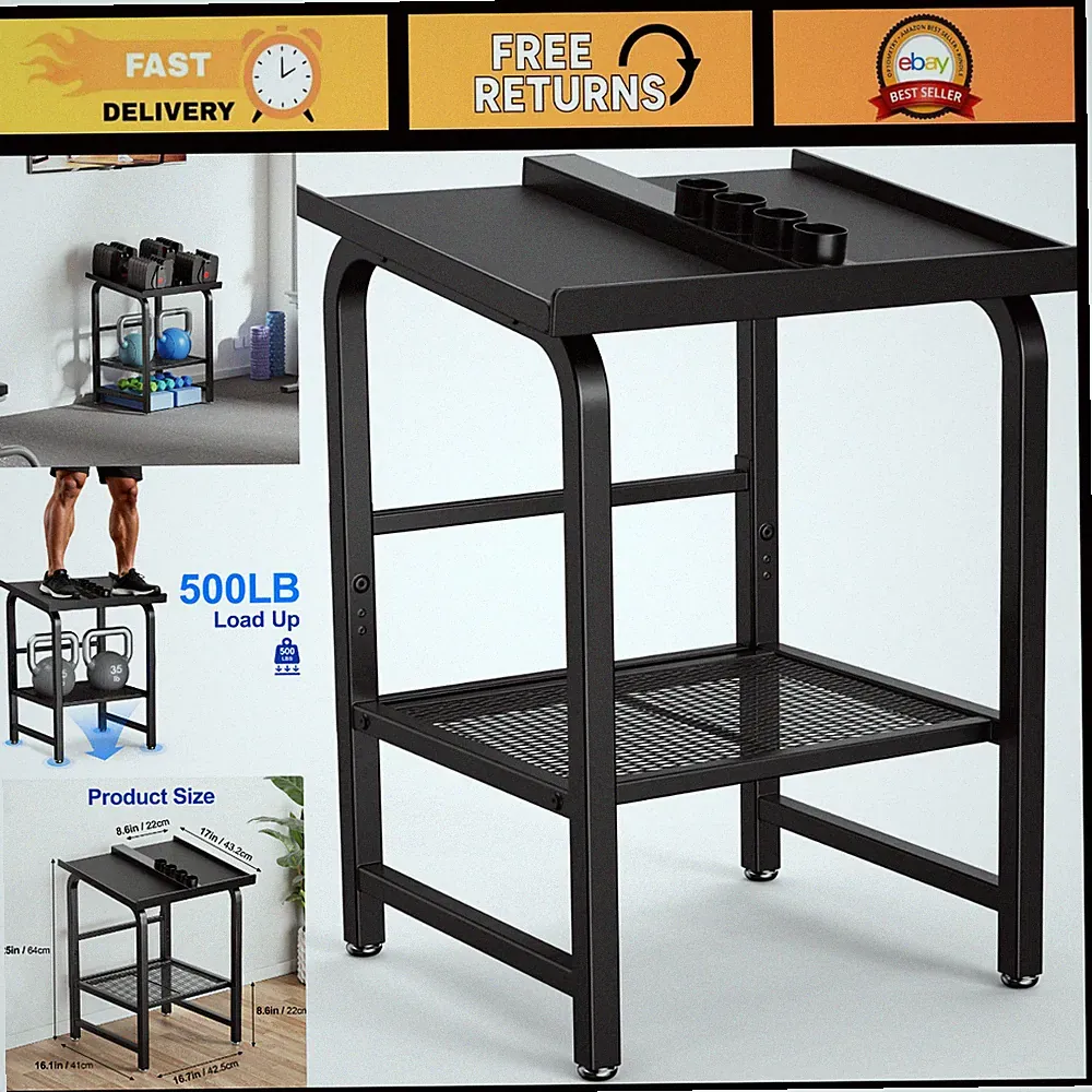 Heavy Duty Dumbbell Rack Stand for Adjustable Weights, 500lbs Capacity, Home Gym