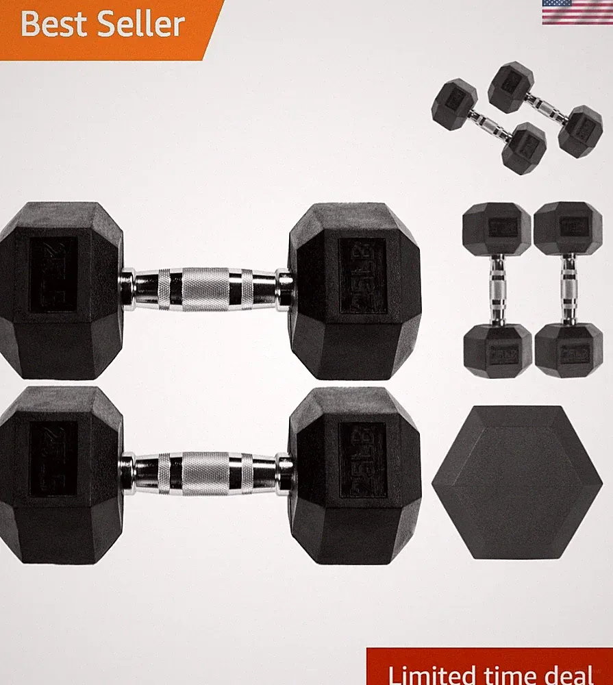 Hex Dumbbells with Textured Grip – Essential for Fitness Routines