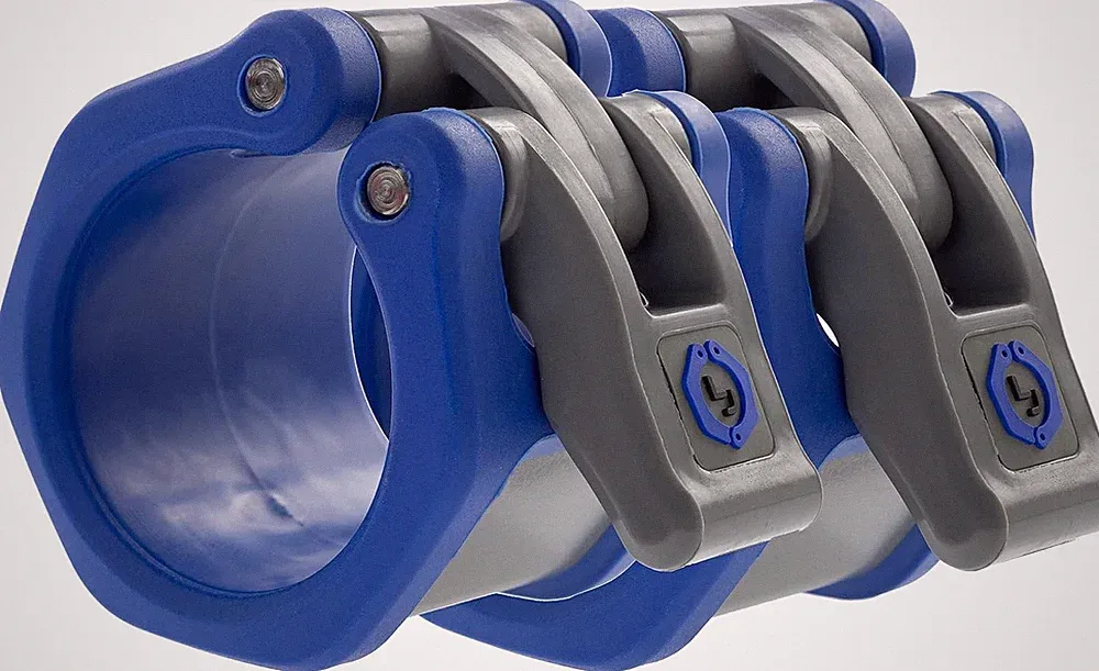 HEX Olympic Barbell Clamps 2 Pcs – Heavy Duty Bar Clamps for 2” & 50mm Olympic
