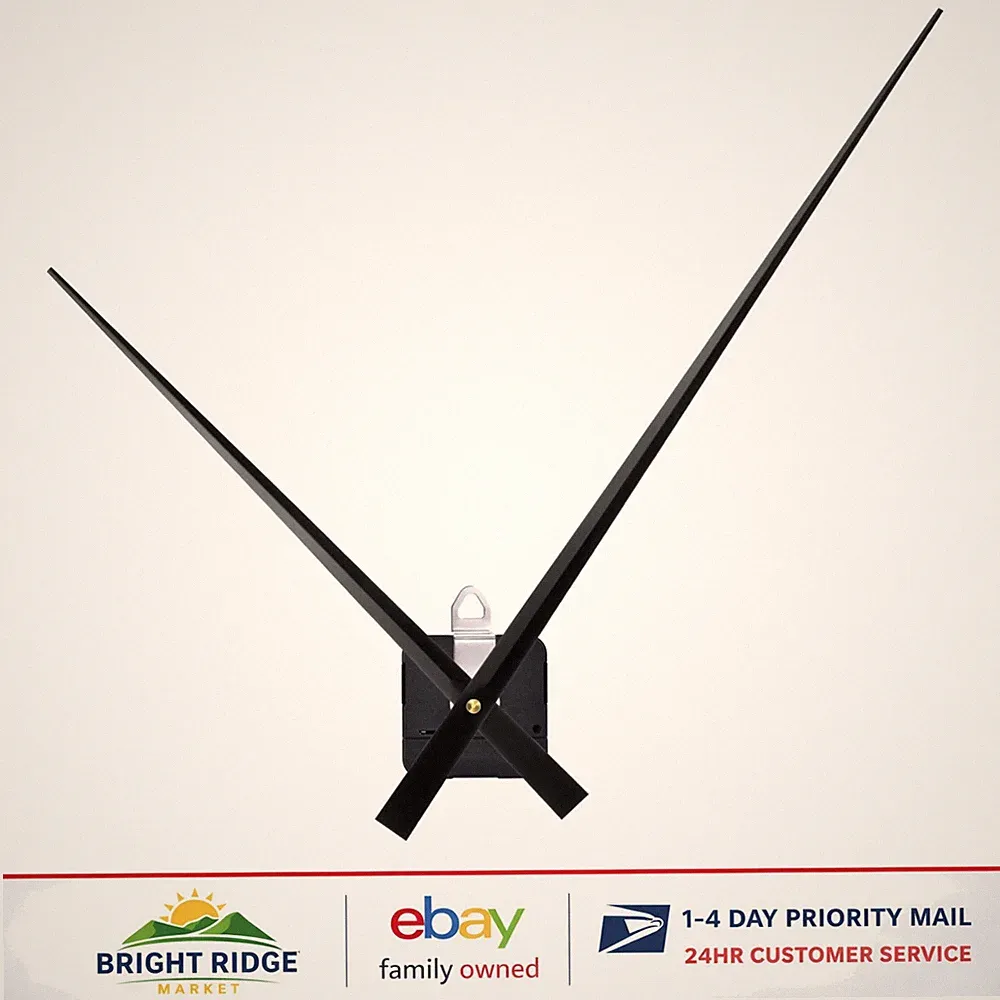 High Torque Wall Clock Mechanism with Easy Installation and Accessories Included