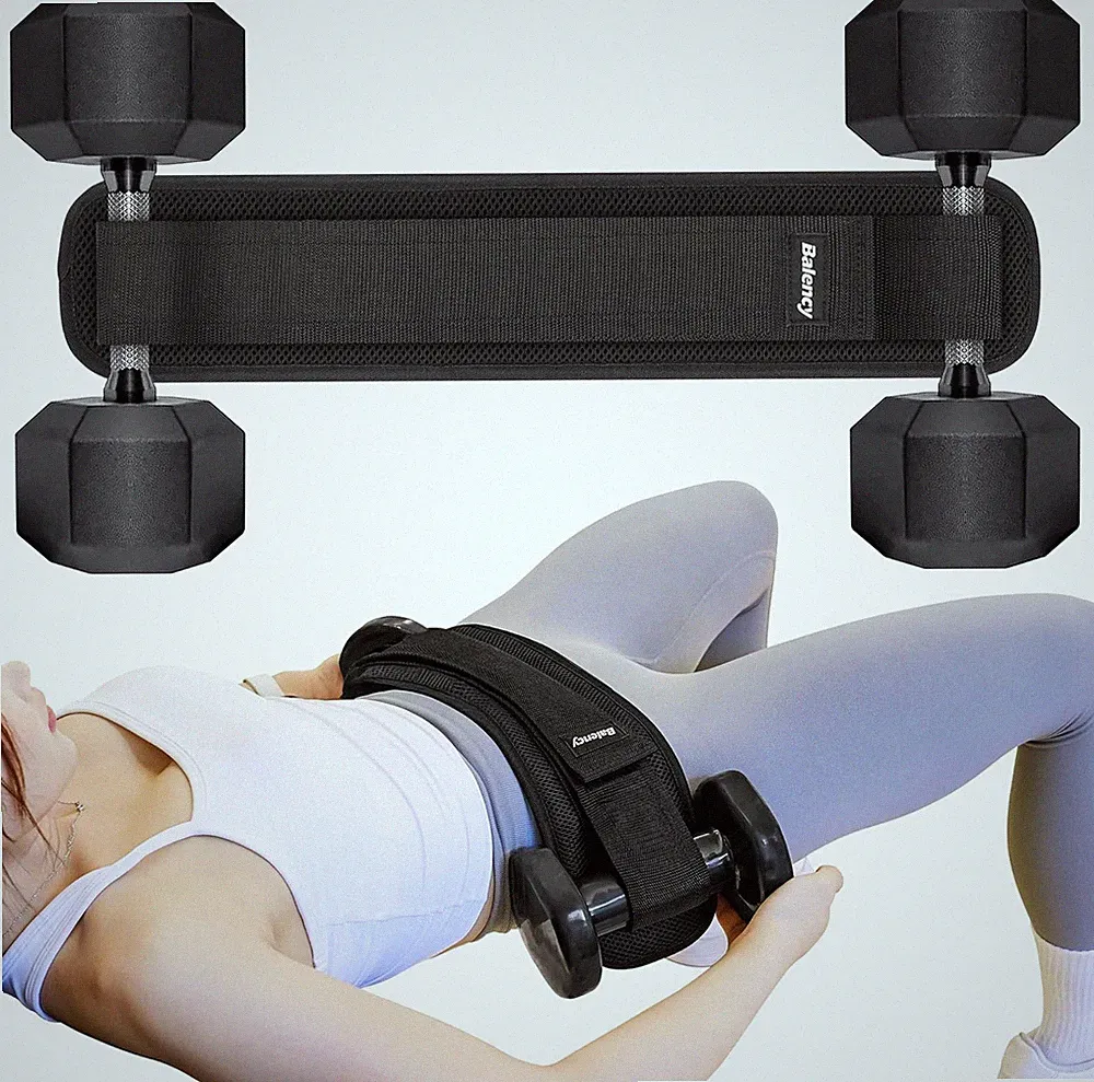 Hip Thrust Belt, Balency Hip Thrust Belt for Dumbbells Heavy, Booty Belt for Hip