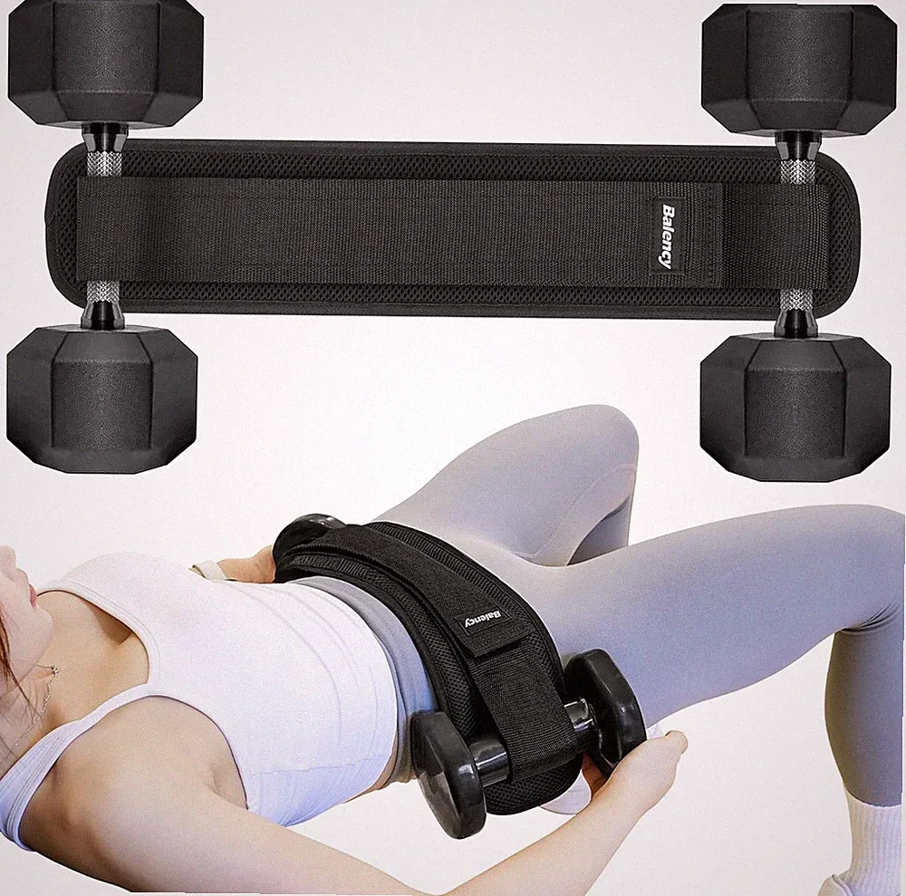 Hip Thrust Belt Dumbbell Workout Booty Training Belt
