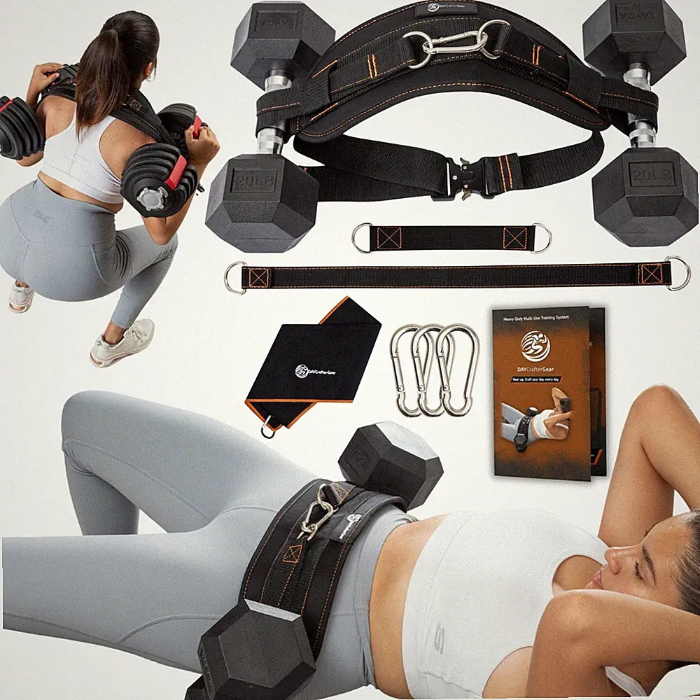 Hip Thrust Belt for Weights Dumbbells Kettlebells Glute Squat Dip Pull Up Heavy
