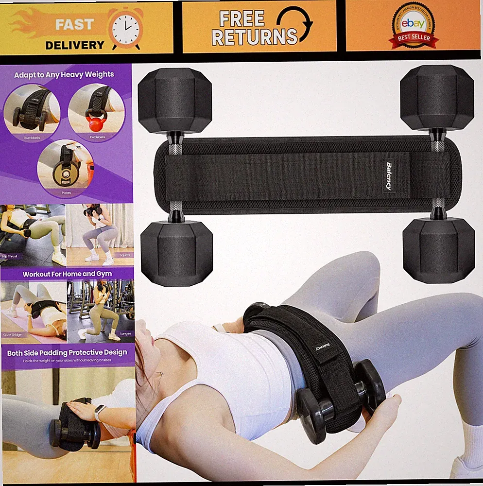 Hip Thrust Belt, Hip Thrust Belt for Dumbbells Heavy
