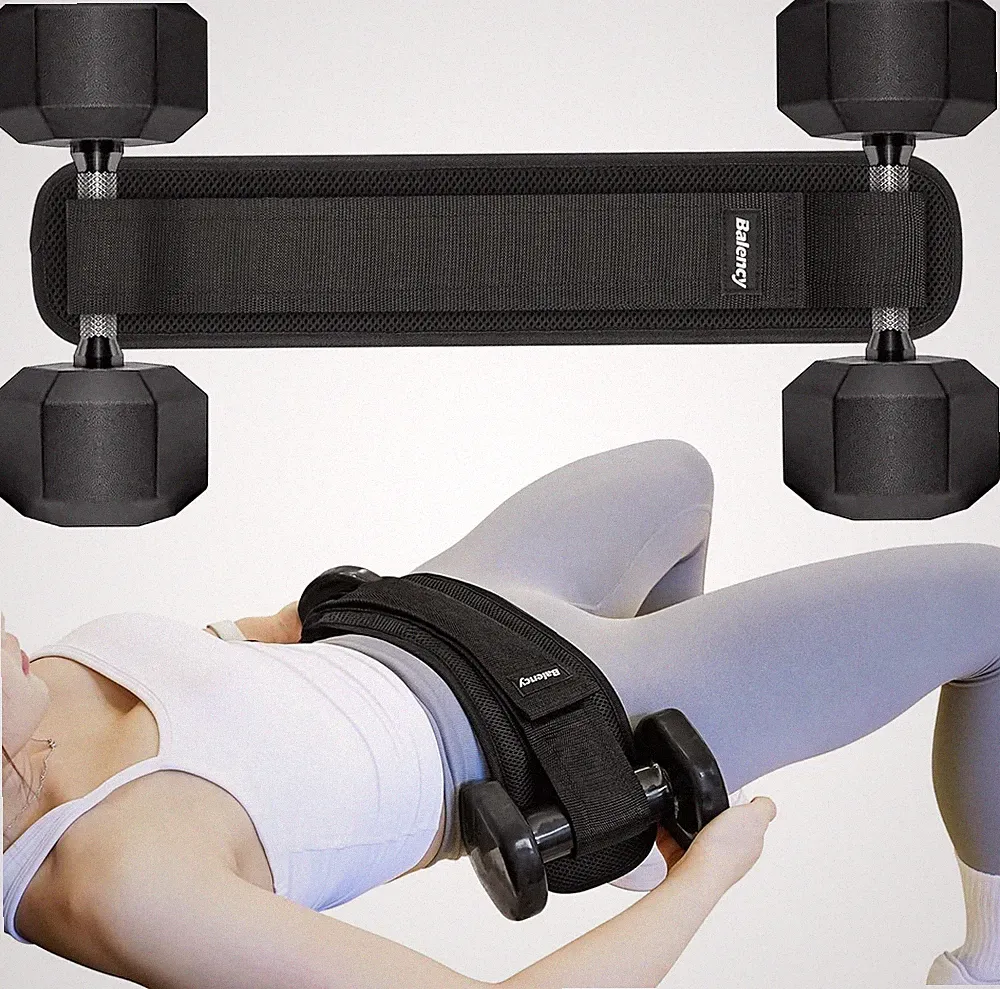 Hip Thrust Belt, Hip Thrust Belt for Dumbbells Heavy, Booty Belt for Hip