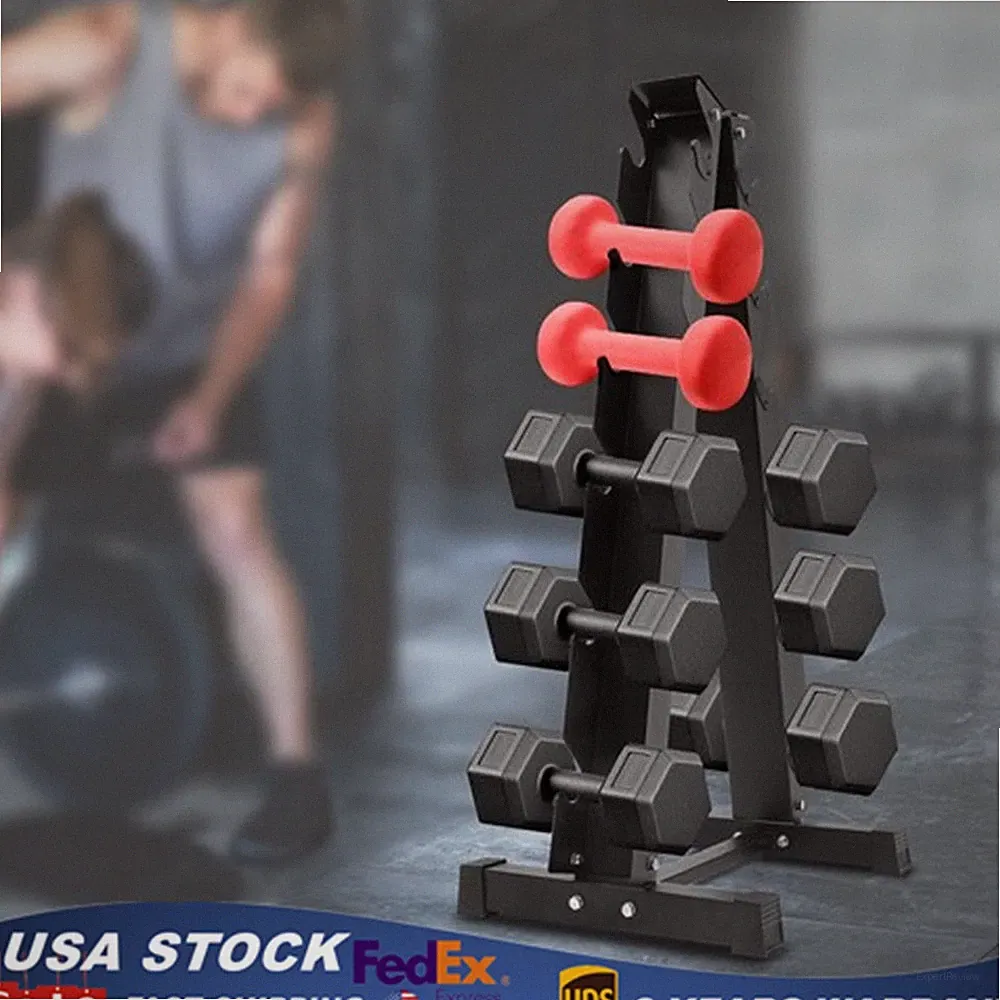 Home Gym Dumbbell Rack Stand Heavy Duty Storage Holder Shelf Weight Rack 300kg