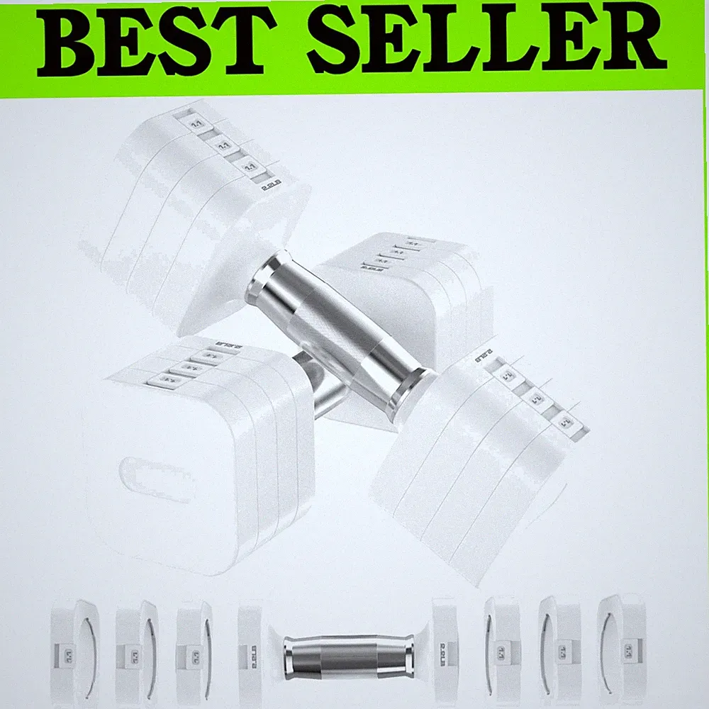 Home Gym Dumbbell Set for Men/Women - 4 Weight Levels