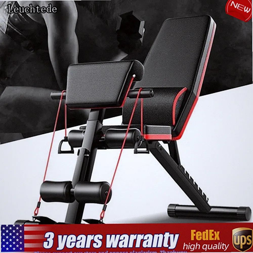 Home Workout Adjustable Weight Bench Exercise Equipment Sit Up Dumbbell Benches