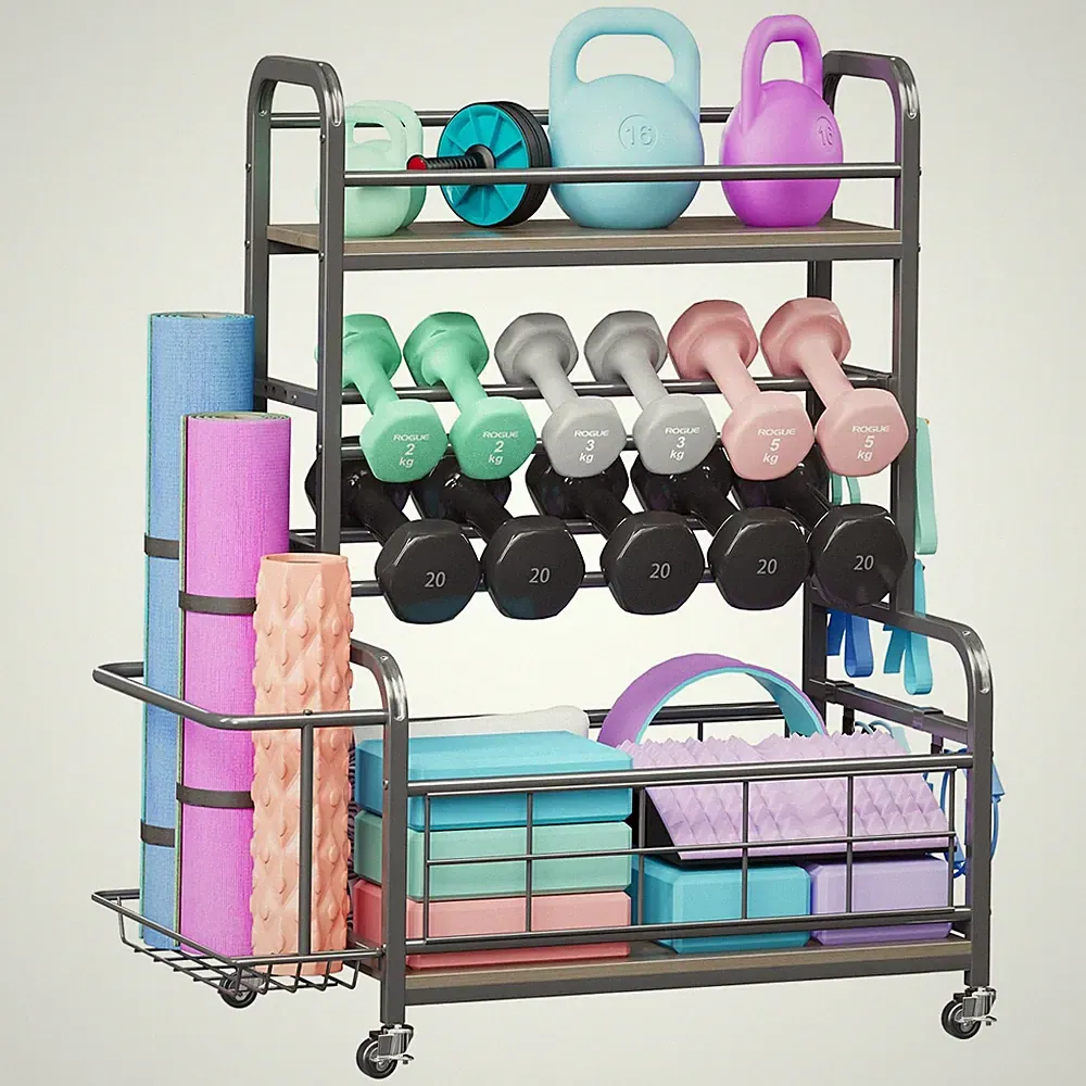 Homeiju 450LBS Dumbbell Rack,Weight Rack for Dumbbells,Weight Rack for Home G...