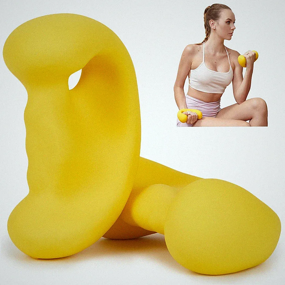 HXDERGO Ergonomic Dumbbells Weights SetHand Weights for Women at Home, Ear Du...