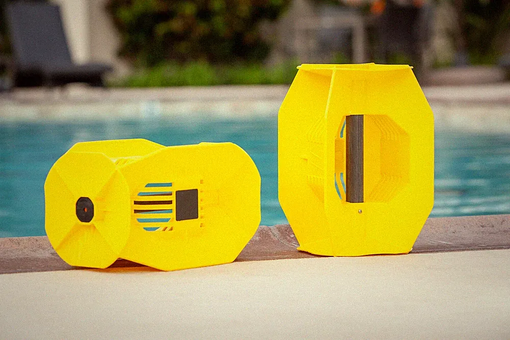 Hydro-Tone Hydro-Bell Aquatic Drag Resistance Workout Pool Dumbbells