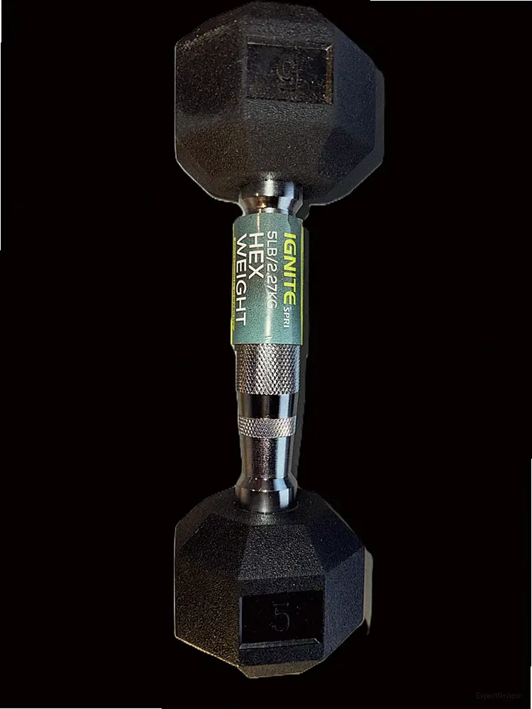 Ignite 5 lb hex weight professional durability