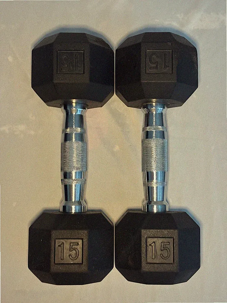 SPRI Dumbbells 15 Lbs Pair