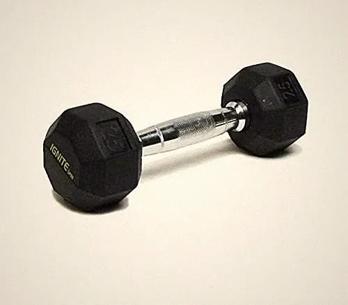 Ignite by SPRI Chrome Hand Weights (25)
