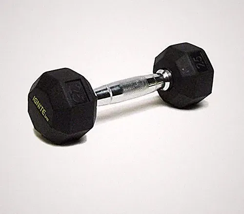 Ignite by SPRI Chrome Hand Weights B06Y4RX8DP - 25lb