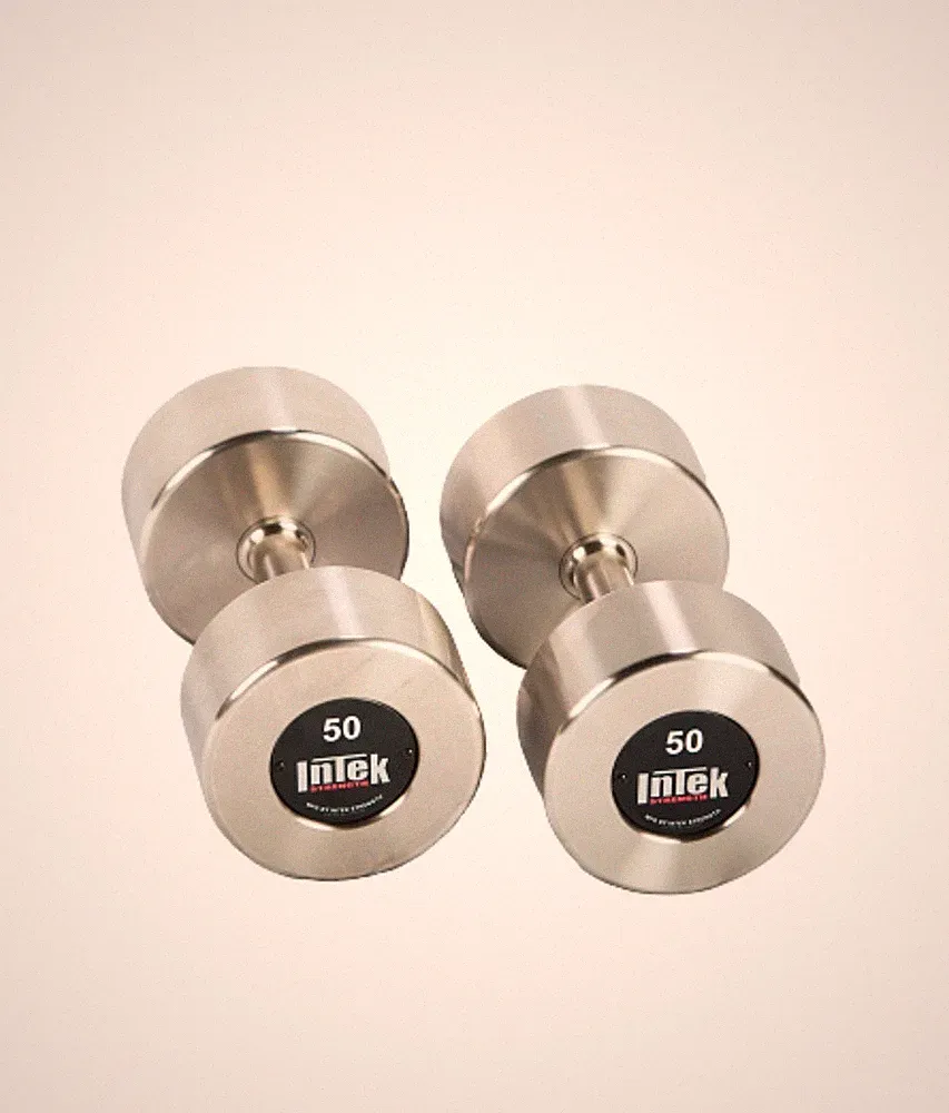Intek Stainless Steel Dumbbells