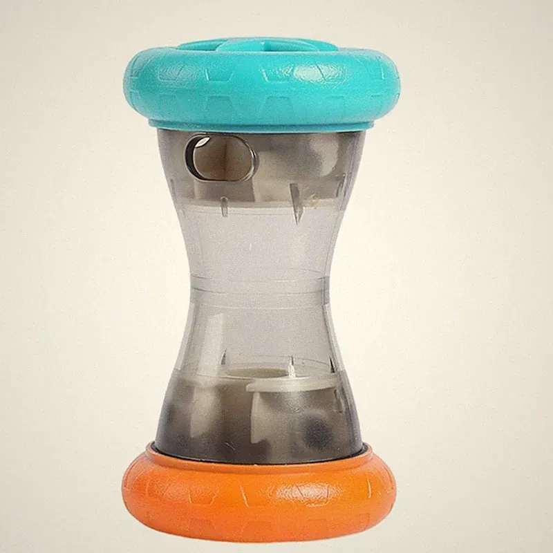 Interactive Pet Toy Rolling Dumbbell Leaking Puzzle For Canines