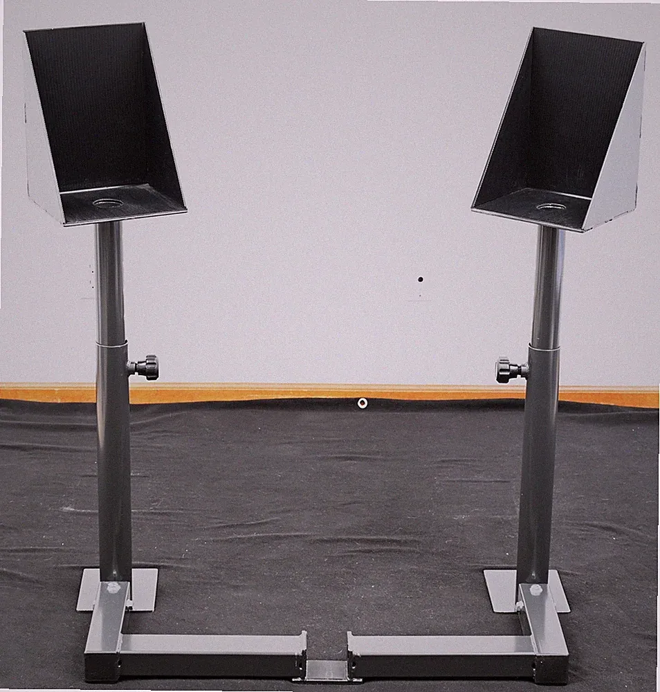 IRONMASTER Quick-Lock Adjustable Dumbbell Spotting Stands Complete - Pickup Only