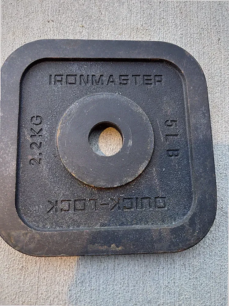 Ironmaster Quick-Lock Plate Weights 5LB (2.2kg)