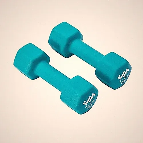 JFIT DUMBBELL PAIRS OR SETS – NEOPRENE & VINYL WEIGHTS - DUMBBELL PAIR 7LB