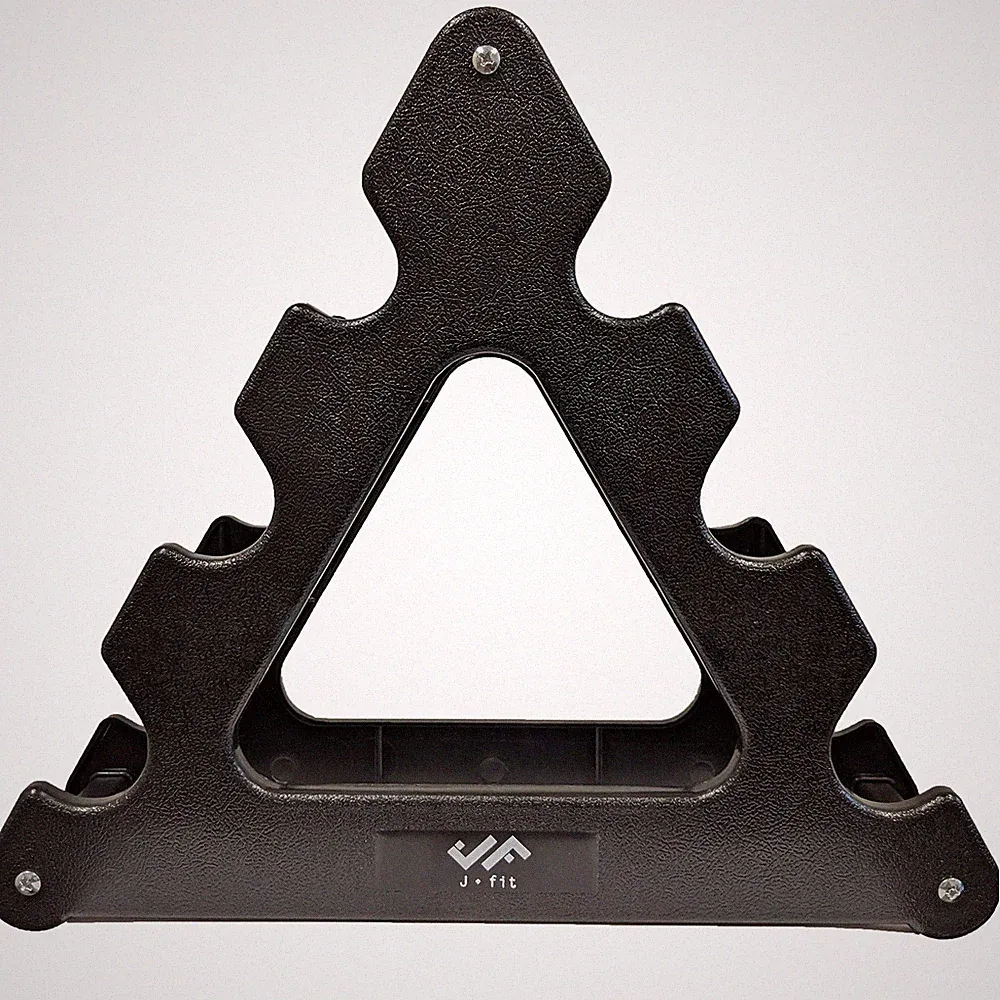 JFIT Dumbbell Tree Rack, Black - Holds up to 40 Up 40 lbs, Rack