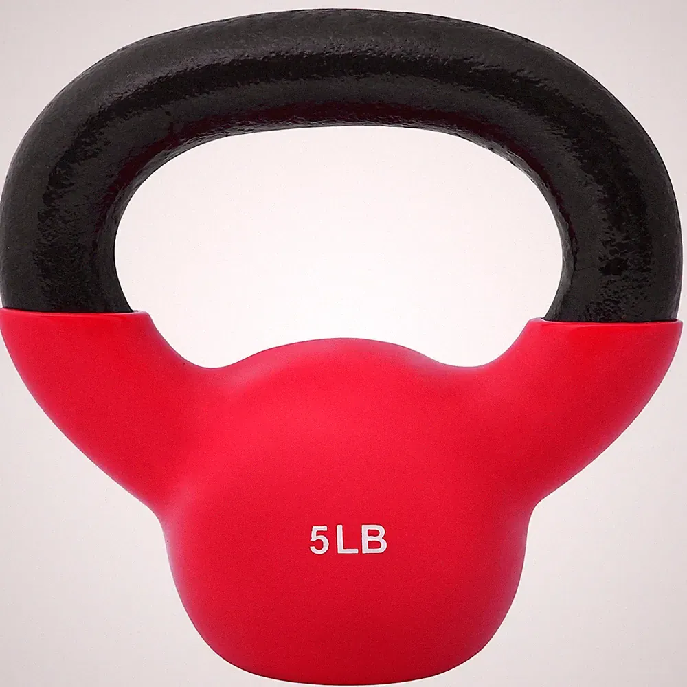 JFIT Kettlebell Weights Vinyl Coated Iron 5 LB - NEW