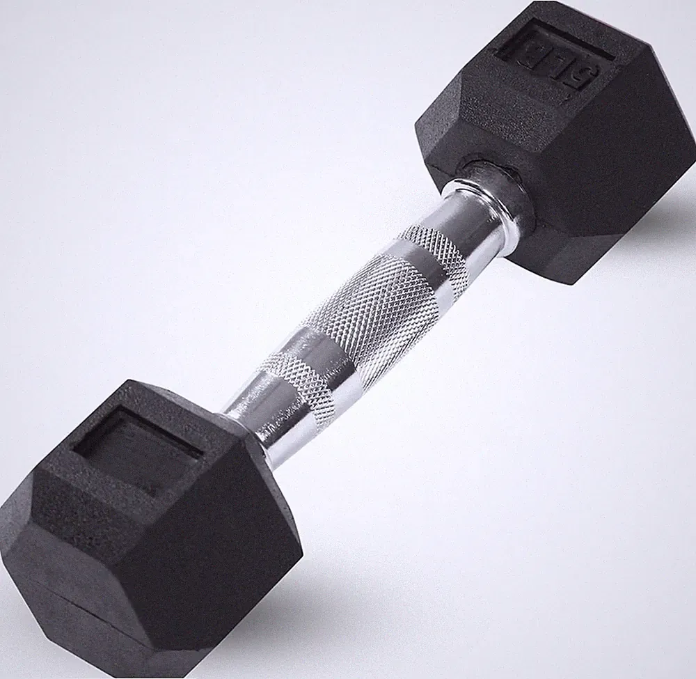 JFIT Rubber Hex Dumbbell