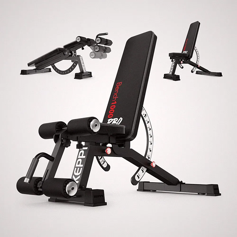 Keppi 1200LB Weight Bench, Heavy Duty Bench1000 PRO Adjustable Workout Bench...