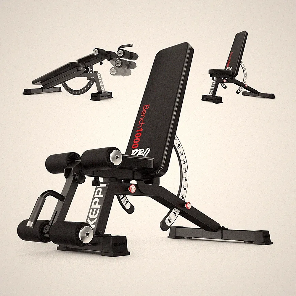 Keppi 1200LB Weight Bench, Heavy Duty Bench1000 PRO Adjustable Workout Bench...