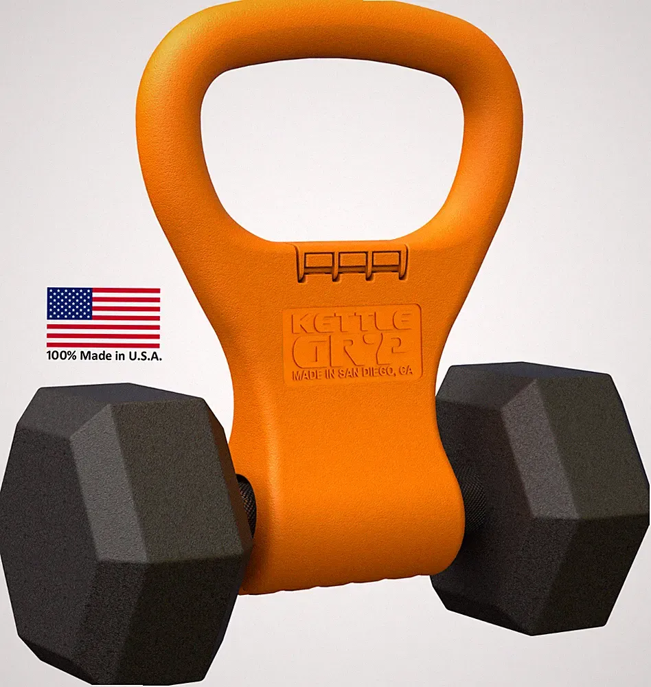 Kettle Gryp® - Dumbbell to Kettlebell Adapter / Handle - 100% Made in the USA
