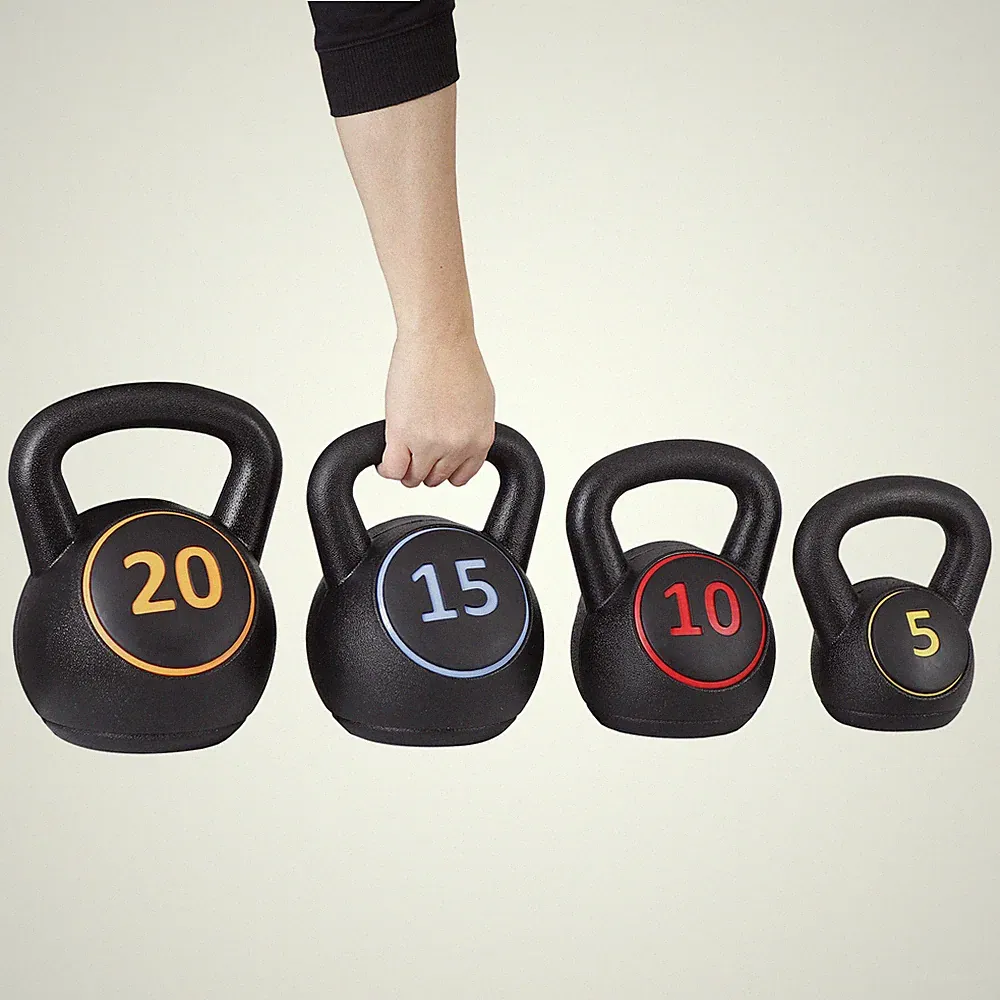 Kettlebell Weight Set 5,10,15,20 lb(Set of 4) Full-Body Strength Training